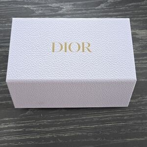 Dior White Box with Gold Logo